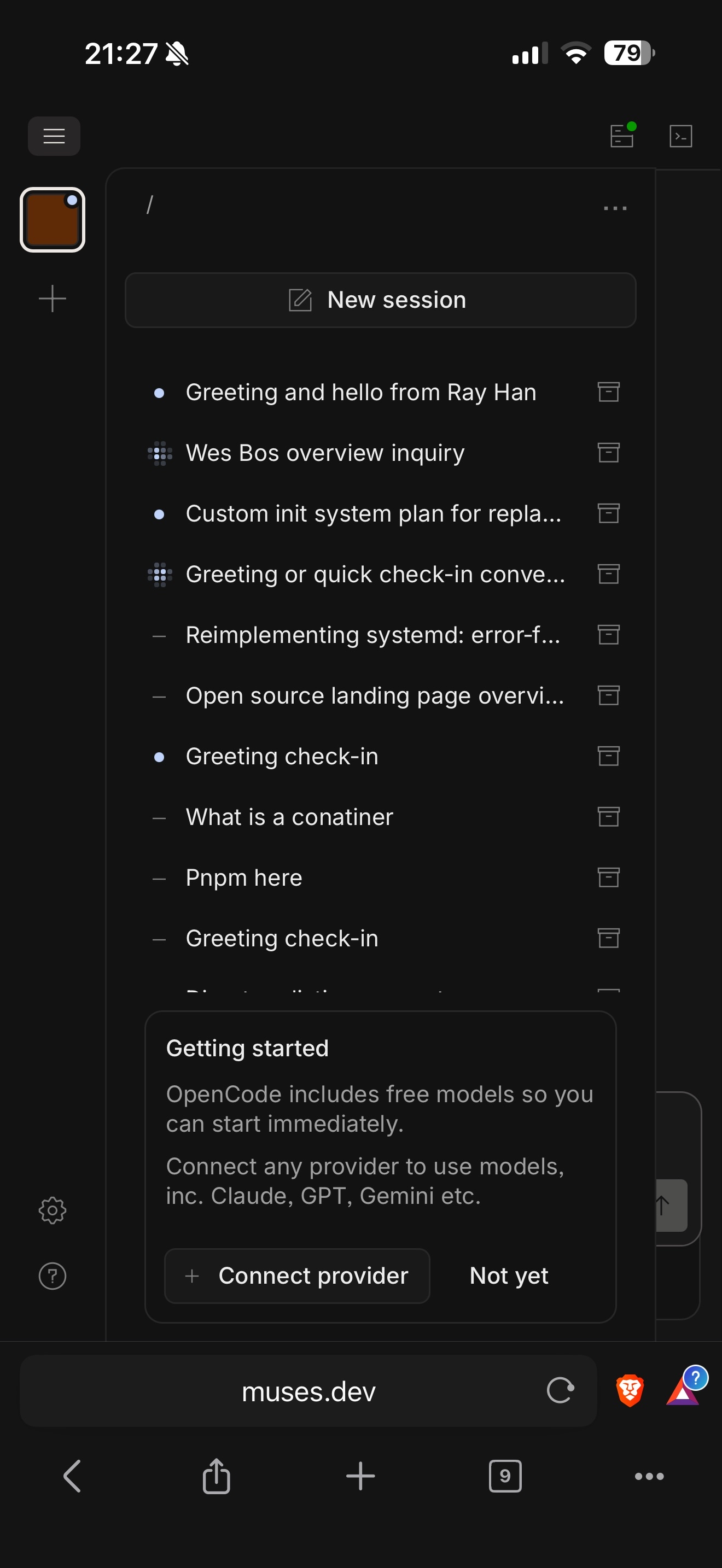 Collaborative session screenshot two